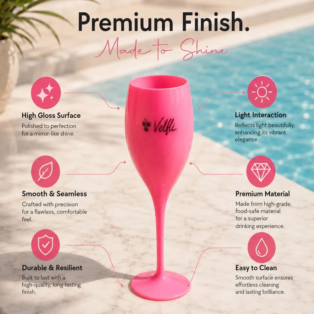Amazon infographic image highlighting a premium finish