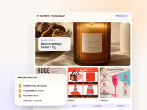 Amazon A+ content design example