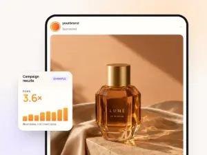 Facebook and Instagram advertising example